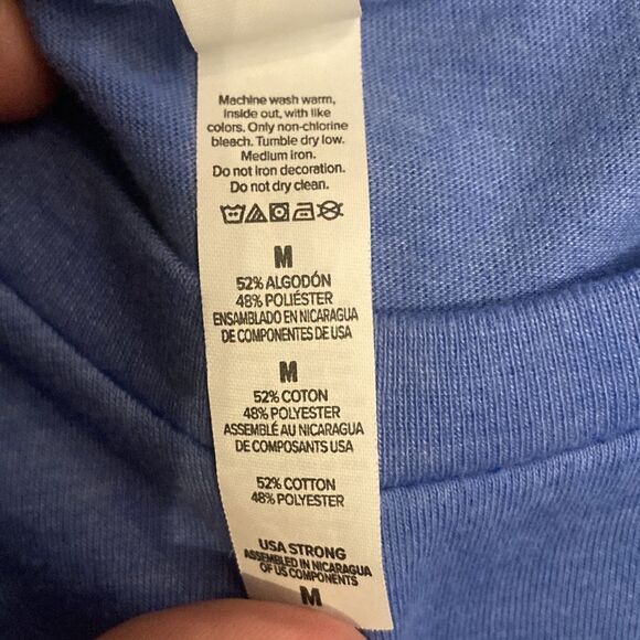 Bella Canvas blue short sleeve T-shirt, size medium, excellent used condition - Picture 7 of 8